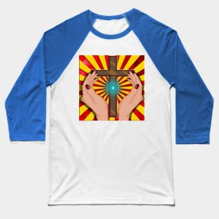 Hands of Spirituality Baseball T-Shirt